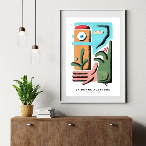 Art contemporain affiche