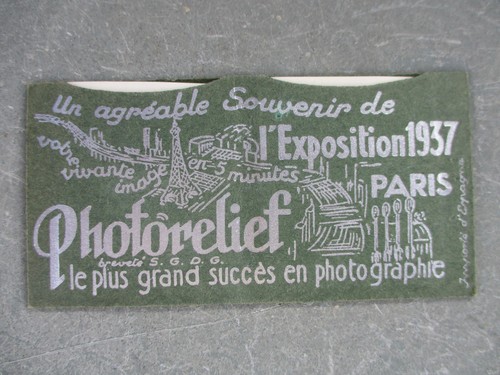 Rare photographie photorelief - rare,