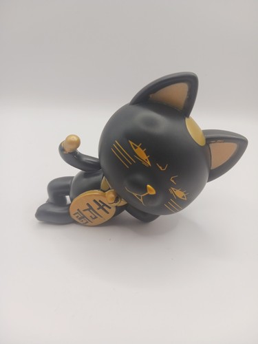Figurine chat maneki - figurine, noir