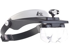 Loupe frontale avec lampe -