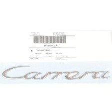 Insigne en chrome Porsche 911