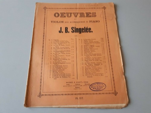 Partitions anciennes - ,