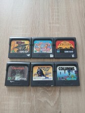 Lot 6 Jeux Sega GAME GEAR Chakan Devilish indiana Jones Roi Lion Loose BE 