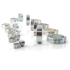 Colliers de serrage à deux oreilles en INOX de Ø 07 à 20mm int Prevost au détail