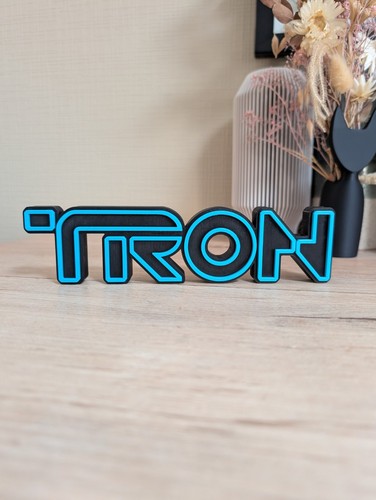 Logo tron enseigne film - logo, 3d