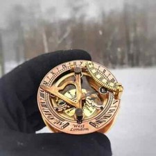 Laiton compas ancien style - laiton,