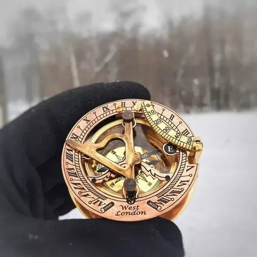 Laiton compas ancien - compas,