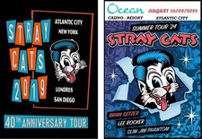 2 DVD Stray Cats (40TH Anniversary Tour 2019) (Atlantic City - Summer Tour 2024)