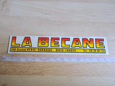 Autocollant Magasin de motos - LA BECANE - 95470 FOSSES