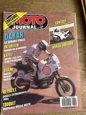 MOTO JOURNAL 781 HONDA CBR 1000 F RS 250 Le TOUQUET PARIS DAKAR 1987