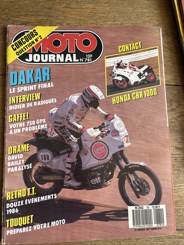 Moto journal 781 honda - moto,