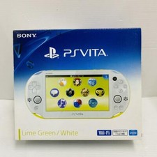 【Inutilisé】Console Wi-Fi Sony PS Vita PCH-2000 ZA13 Blanc/Vert Lime Region Free
