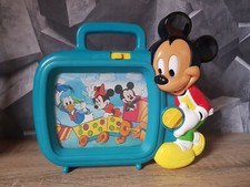 Vintage boite a musique animé mickey télévision musicale disney berceuse ARCO