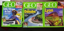 LOT DE 3 MAGAZINES GEO ANNEE 1994 n° 179 - 180 Et 1990