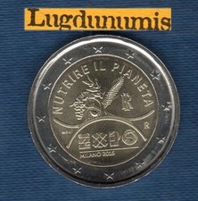 2 euro Commémo Italie 2015 Expo Milan SUP SPL Italia