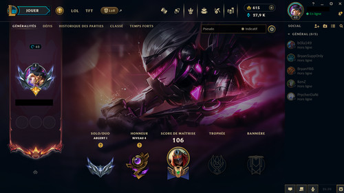 Compte league legends - compte, of