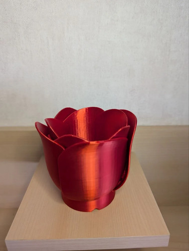 Cache pot fleur rose pour - fleur, de