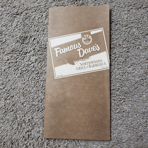 Menu vintage famous - vintage, dave's