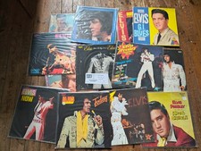 Lot 13 disques vinyles 33 tours collection Elvis Presley the King import 