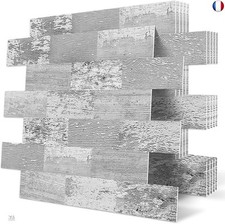 DEWOO Dalle Plaque PVC Credence Adhesive Autocollant Carrelage Carreaux