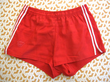 Short KOPA HEURTEFEU vintage football Rouge 80'S Homme - S / M