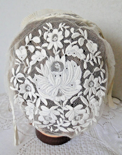 Coiffe bonnet ancien touraine