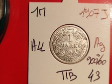 Allemagne 1 Mark 1907 J