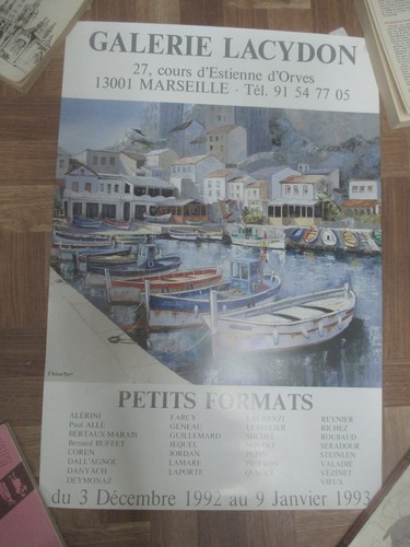 Affiche exposition bateaux - d'exposition,