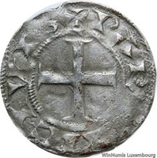 E8406 Rare Denier Louis VII 2e type Paris 1137 1180 Argent -> Faire Offre