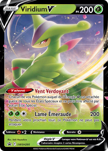 Carte pokémon viridium - carte,
