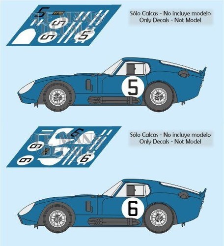 Décals shelby cobra - décals,