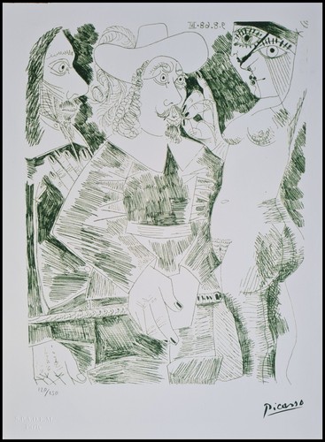Pablo picasso jeune femme x - femme,