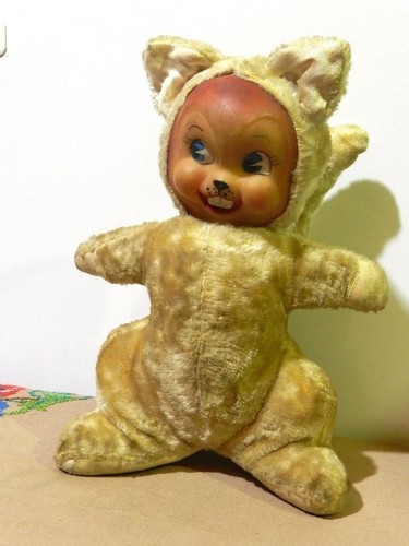 Ours peluche vintage ancien - ours,