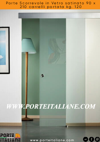Porte coulissante verre - porte, en