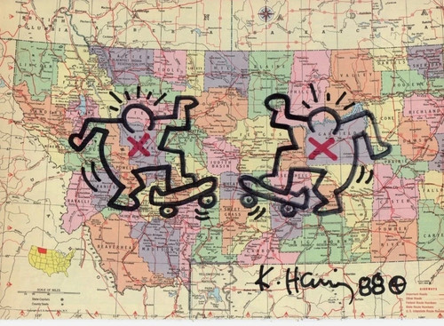 Keith haring dessin - dessin, sur
