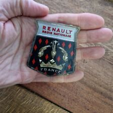 insigne de capot  RENAULT DAUPHINE monogramme mascotte