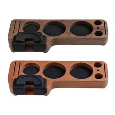 Support de doseur de café en bois, Base de distributeur d'espresso 51mm 53mm