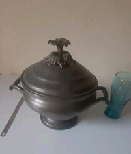 Soupiere en etain