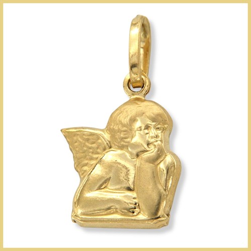 Pendentif jaune 18 - pendentif,