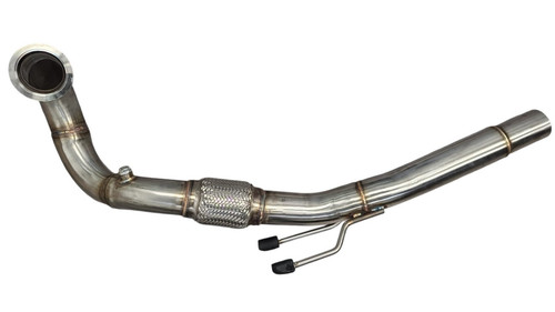 Downpipe inox 70mm - inox, vw