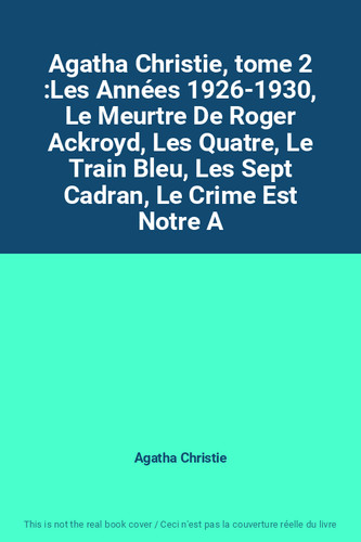 Agatha christie tome les - 2, :les