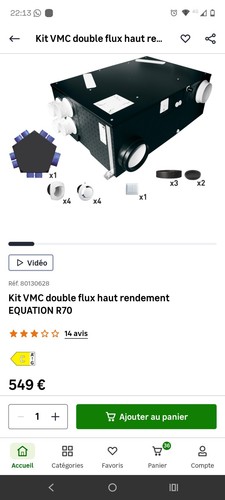 Vmc double flux équation - , t1