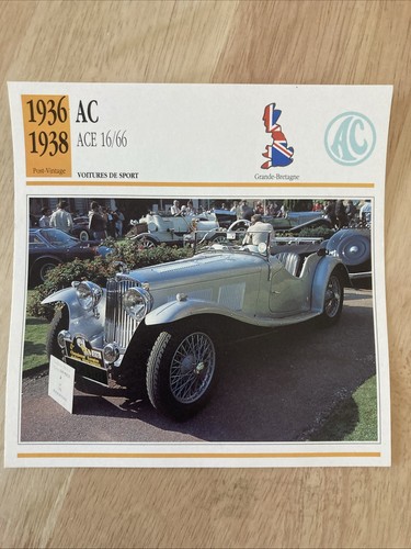 Ace 1936 1938 carte - /,