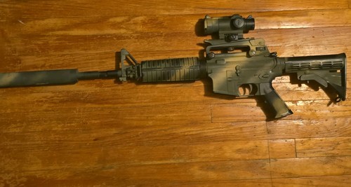 Lct carbine aeg - m4, red