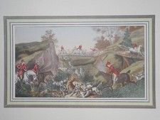 Lithographie coloriée au