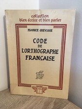Code de l'ortgographe