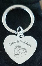 Porte clef Coeur "J'aime le