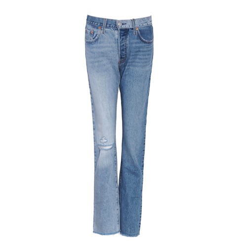 Levi women blue straight - women's,
