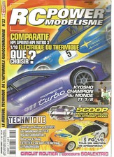 RC POWER MODELISME N°23 HPI SPRINT-HPI NITRO 3 ELEC OU THERMIQUE / REG. CARBU