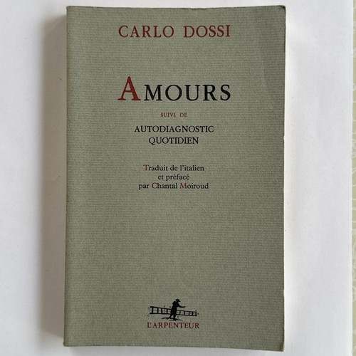 Livre poche carlo dossi amours - livre,